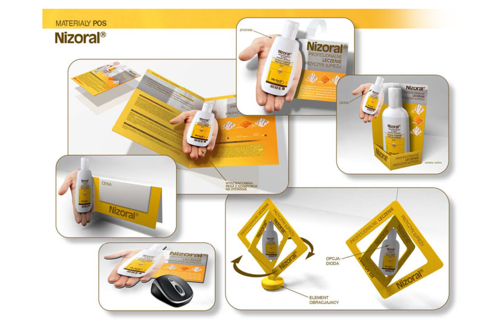 NIZORAL - MATERIAŁY POS